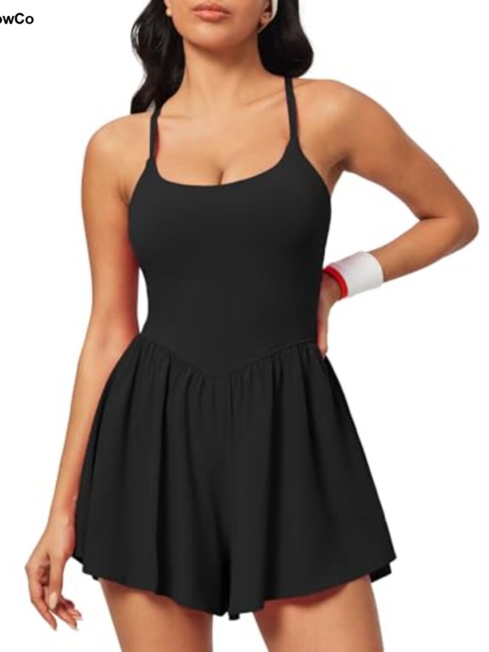 Women's Athletic Romper with Bra Tummy Control UPF 50+